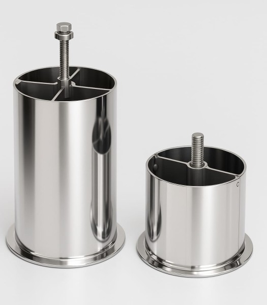 Bubble Cap Risers with Fittings